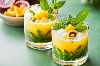 Tropical Bliss: Savor the Passion Fruit Cocktail
