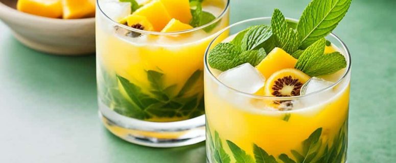 Tropical Bliss: Savor the Passion Fruit Cocktail